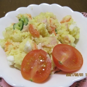 【定番】ゆで卵でボリュームUP☆ポテトサラダ